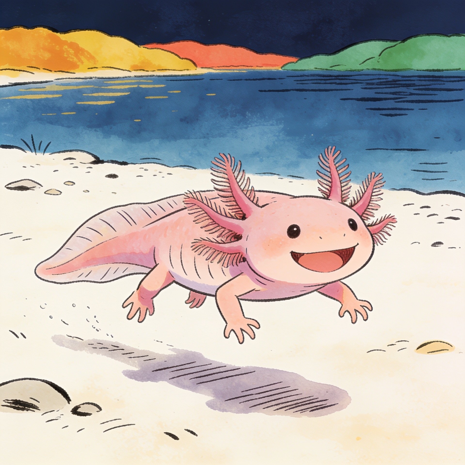 The Smiling Salamander