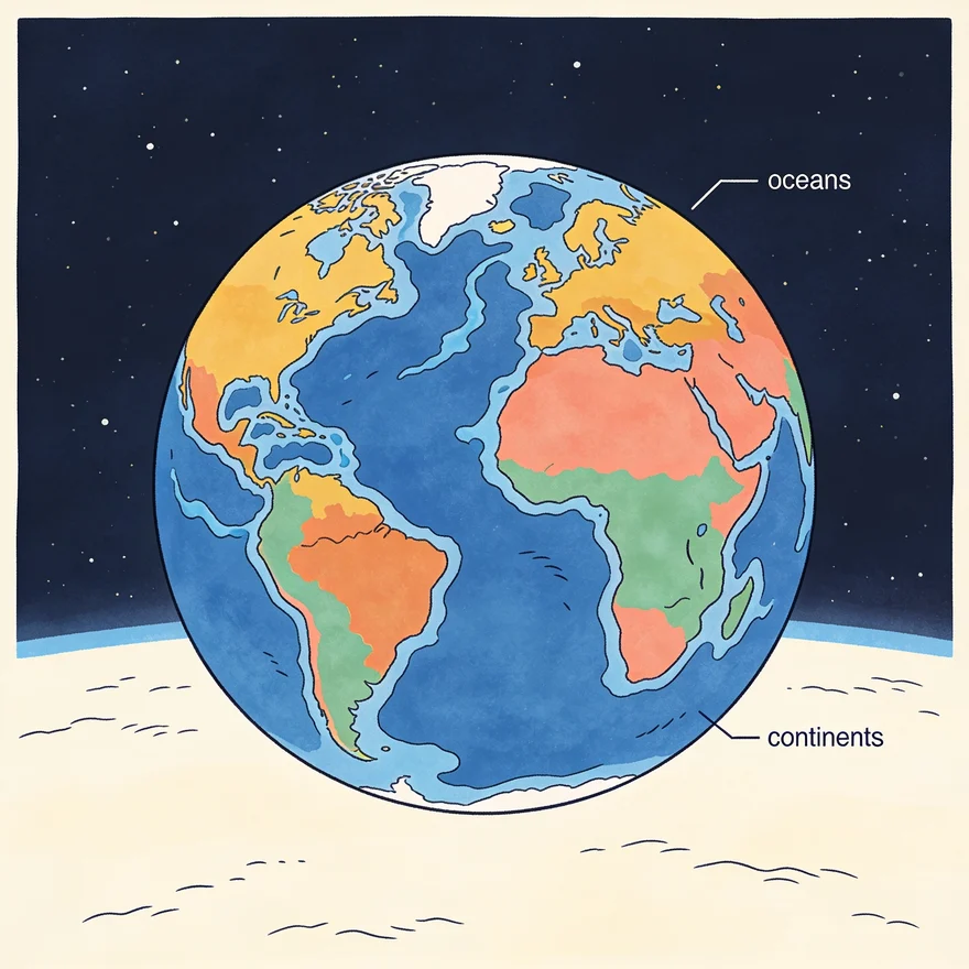 Cover illustration for the course The Blue Heart: A Journey Through Earth's Oceans