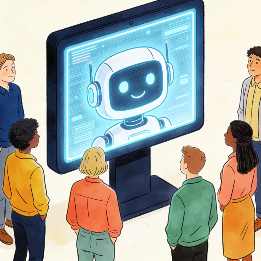 Cover illustration for the lesson The Story Behind Your Curious Companion